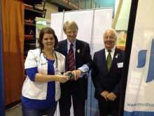 Cornelis Van Rij visits Stand IMED